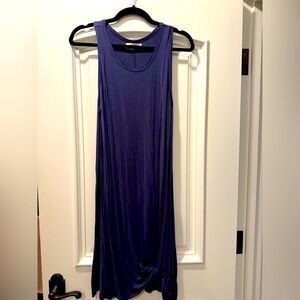 Porridge Navy Sleeveless Dress
